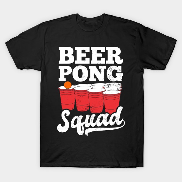 Beer Pong Champion Shirt | Beer Pong Squad Gift T-Shirt by Gawkclothing